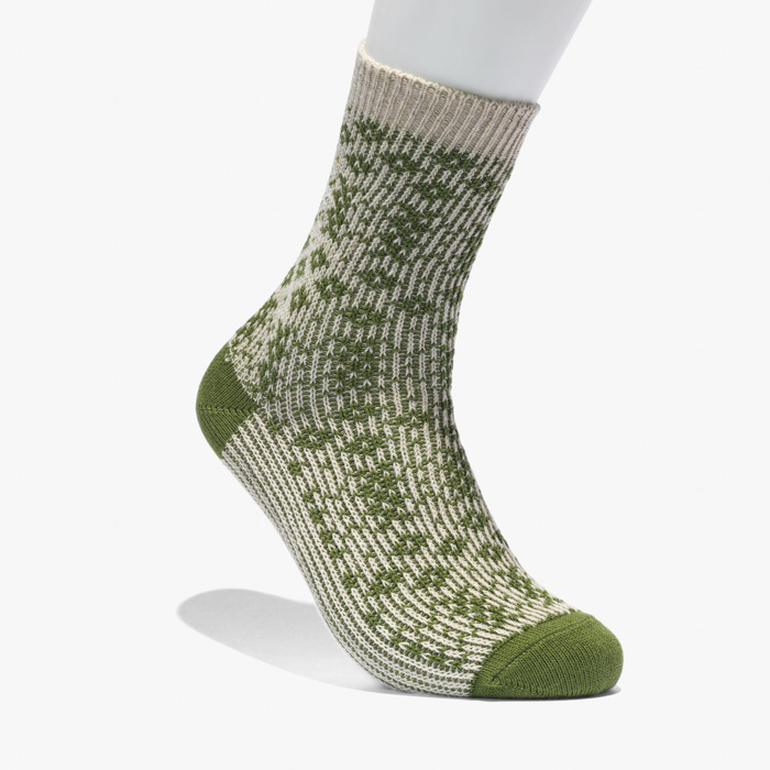 GOHEMP JQ 3Q SOCKS GREEN