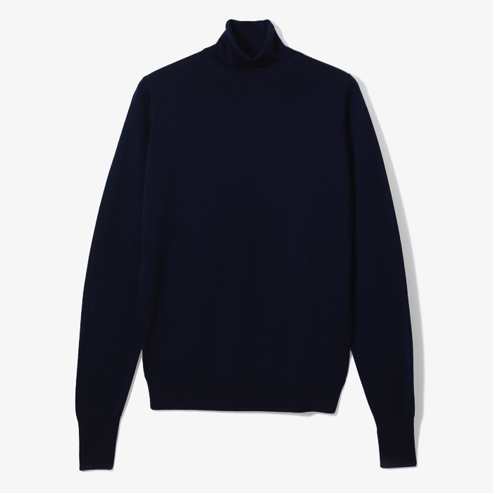 RICHARDS TURTLENECK MIDNIGHT BLUE