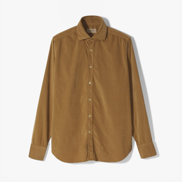 MENS REGURAL SHIRTS (CORDUROY) CAMEL