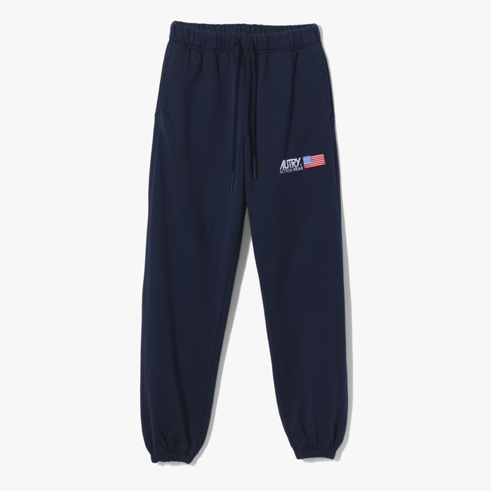 ICONIC EMBROIDERY PANT BLUE