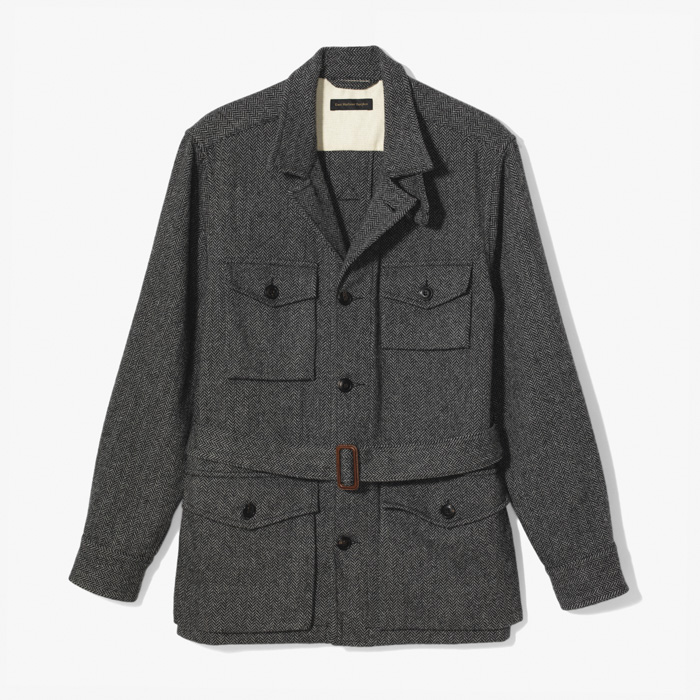 UENO 44 SPORT JACKET (HERRINGBONE) GRAY