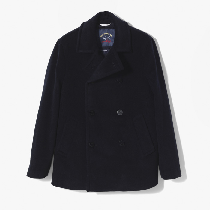 CASHMERE PEACOAT NAVY