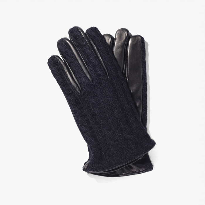 NAPPA KNITTED CASHMERE GLOVE BLACK