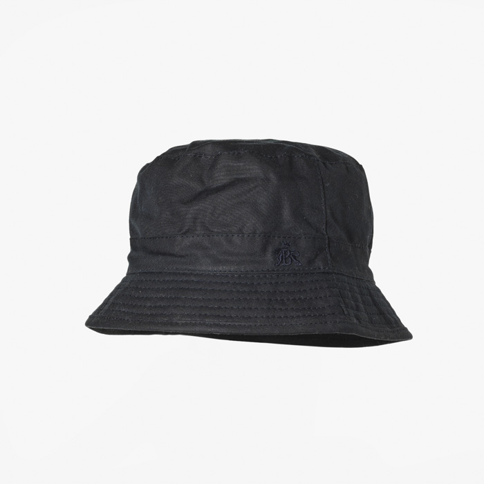 BUCKET HAT (WAXED COTTON) DARK NAVY