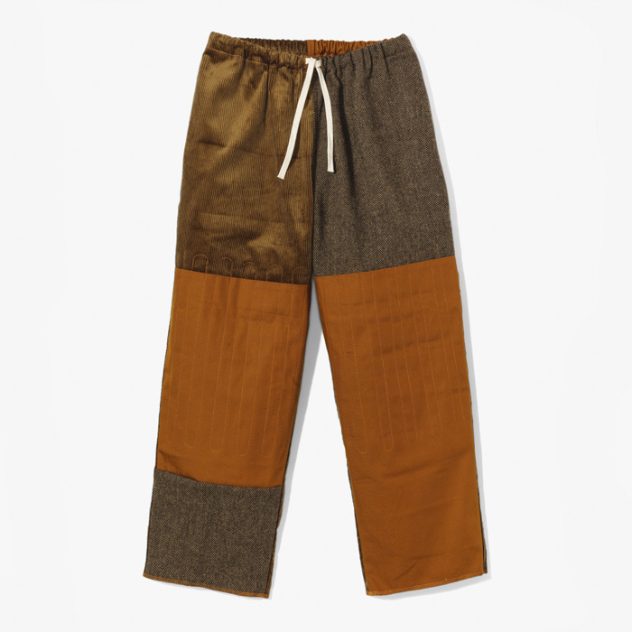 EZ PANEL TROUSER (CANVAS CORDUROY WOOL) BROWN