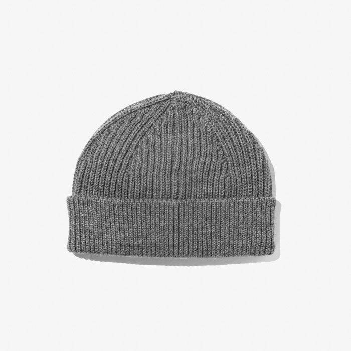 BEANIE SHORT GRAY