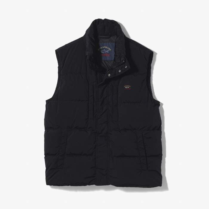 ECONYL® DOWN VEST (GARMENT DYED) NAVY