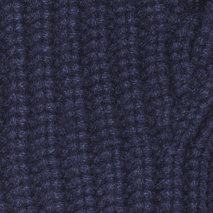 CASHMERE GLOVE (ENGLISH RIB 3 PLY) NAVY