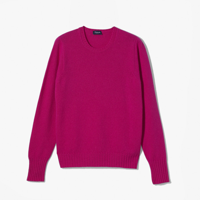 CREWNECK KNITWEAR (SOLID) MAGENTA