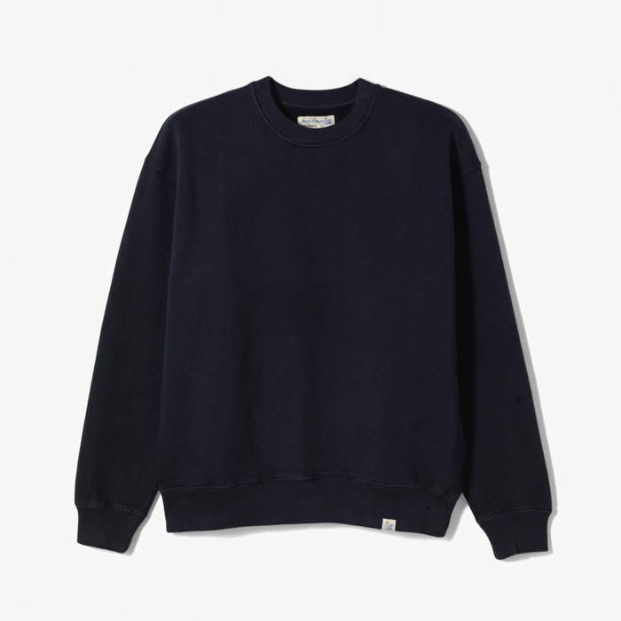 SWEATSHIRT (VINTAGE FLEECE GARMENT DYED) MIDNIGHT BLUE