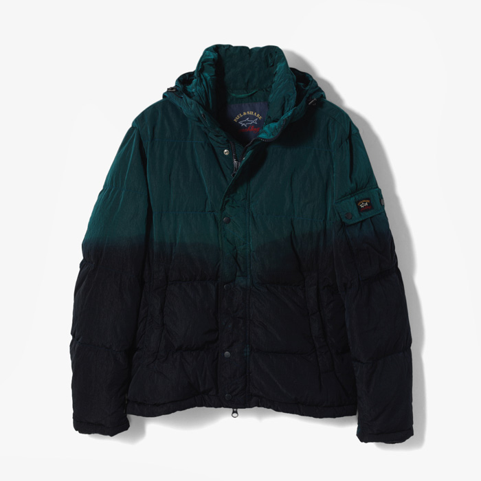 ECONYL® DOWN JACKET (GARMENT DYED) GREEN