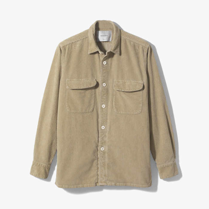 LATINO OVERSHIRT JACKET (GARMENT DYED CORDUROY) TAN