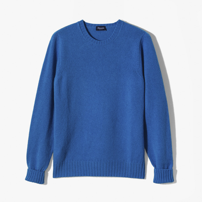 CREWNECK KNITWEAR (SOLID) BLUE