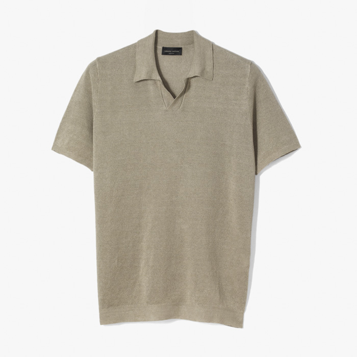 PIQUET POLO KNITWEAR BEIGE