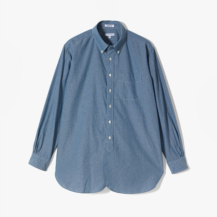 19 CENTURY BD SHIRT (COTTON CHAMBRAY) LIGHT BLUE