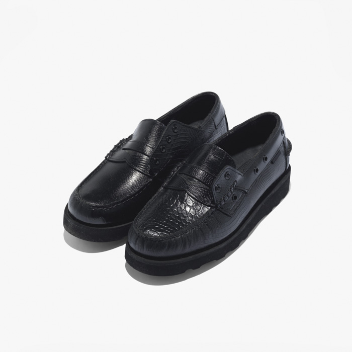 COMBOAT EXOTIC EG (HANDSEWN MOC.) BLACK