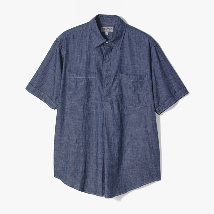 S/S ROOMY SHIRT CHAMBRAY BLUE