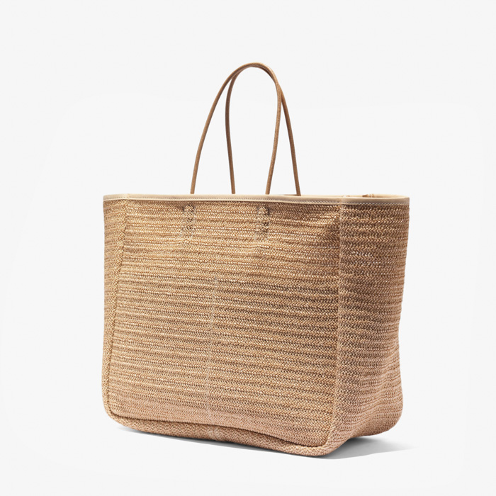 GRASSY TOTE (L) NATURAL