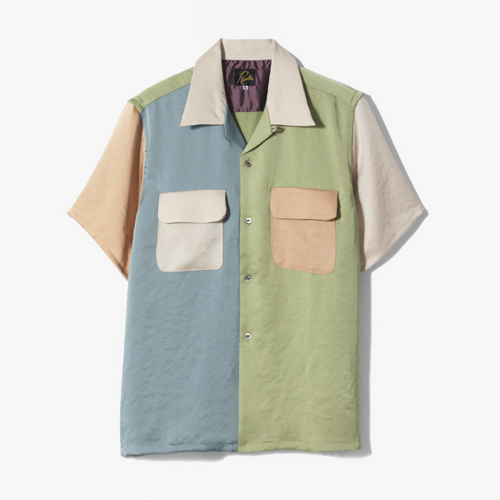 S/S CLASSIC SHIRT (POLY SATEEN) MULTI