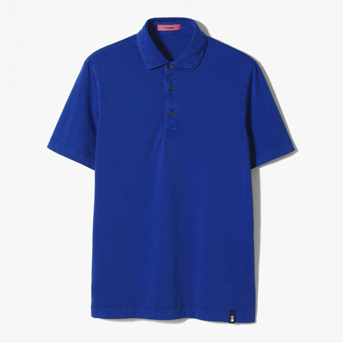 POLO JERSEY SHORT ROYAL BLUE