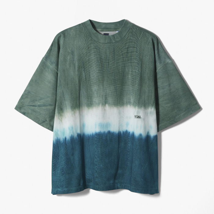 OOAL HAND DYED H/S TEE (COOLMAX®) GREEN