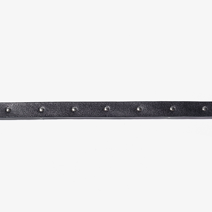 WESTERN LEATHER BELT BLACK