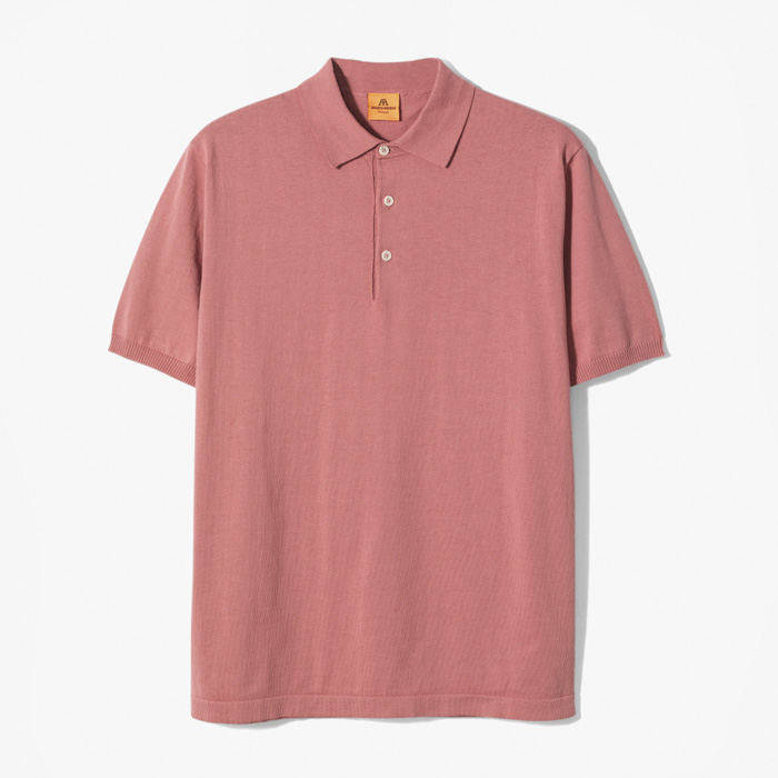 POLO SHORT (ORGANIC COTTON) PINK