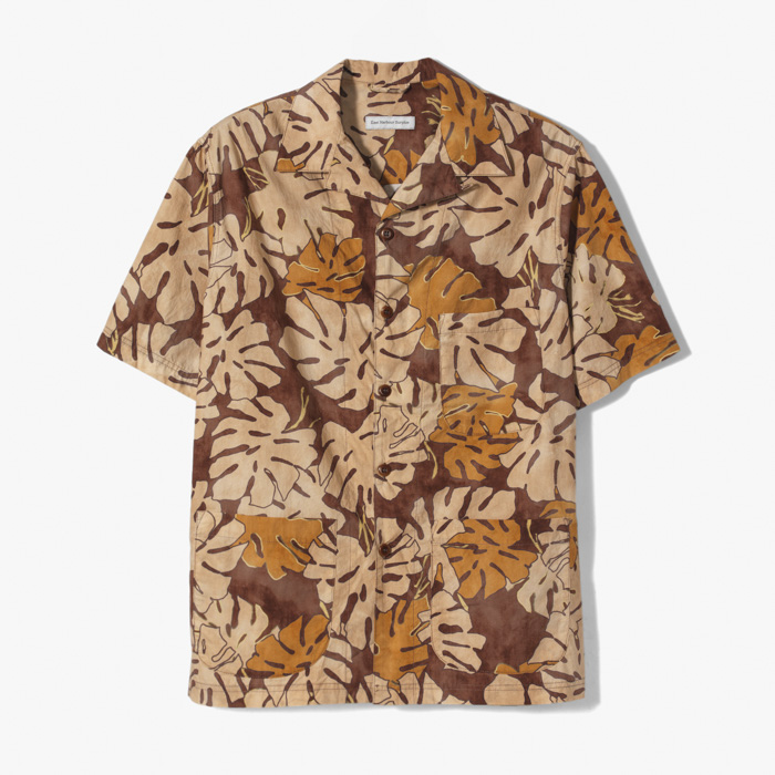 ALBUQUERQUE 90 SHIRT JACKET (LIGHT COTTON) BROWN