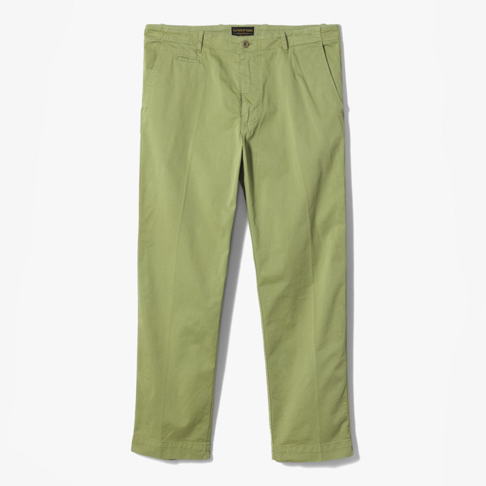AXEL 73 WIDE CHINO PANT (WASHED TWILL) GREEN