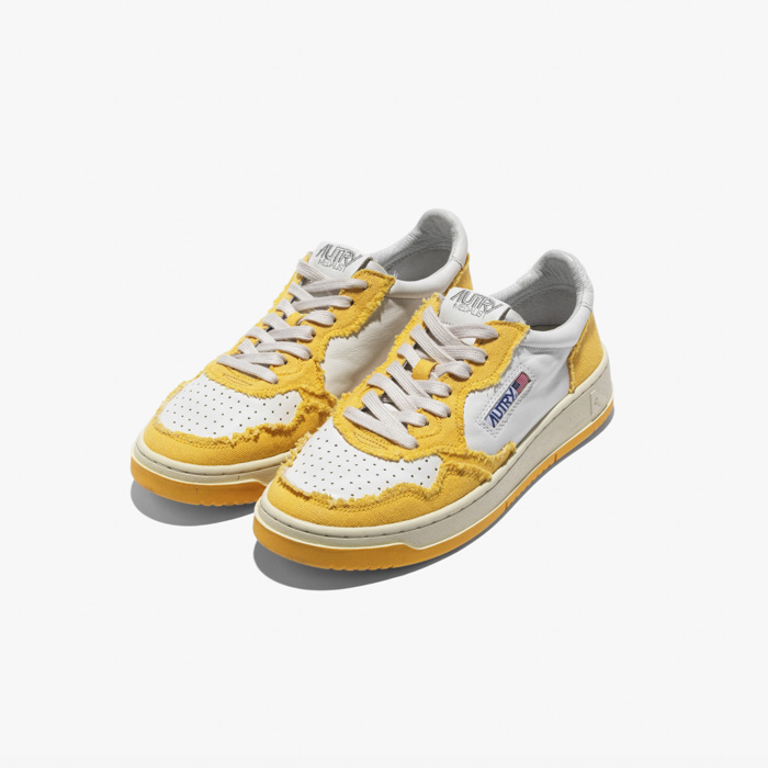 MEDALIST SNEAKERS CB (GOAT/FRAYED CANVAS) YELLOW ORANGE CB06