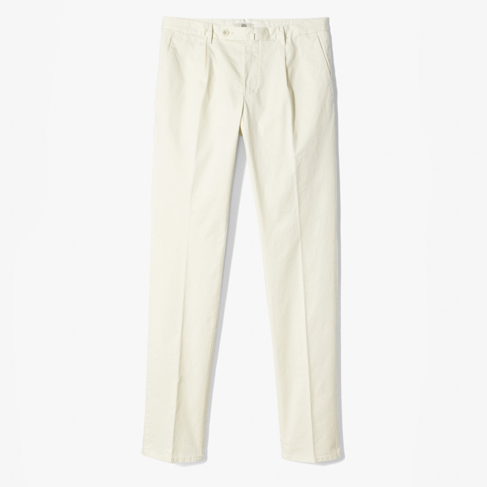 811 SLIM FIT PANT (LIGHT GABARDINE STRETCH) ECRU