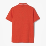 ORGANIC COTTON PIQUE POLO SHIRT ORANGE