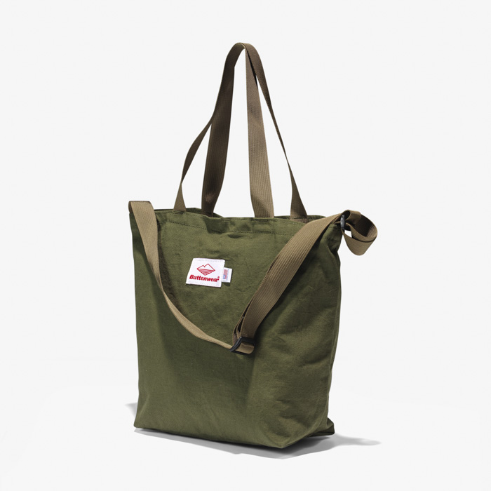 MINI PACKABLE TOTE BAG (6.5oz RIPSTOP NYLON) OLIVE