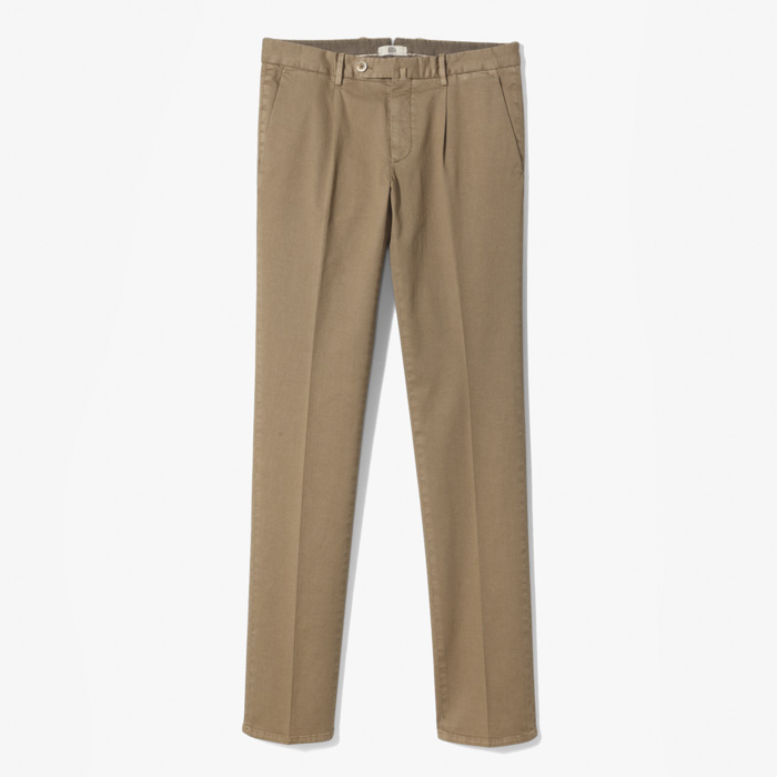 811 SLIM FIT PANT (COVERINO STRETCH T.CAPO)BEIGE