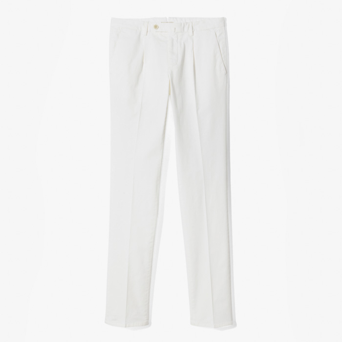 811 SLIM FIT PANT (COVERINO STRETCH T.CAPO) OFF-WHITE