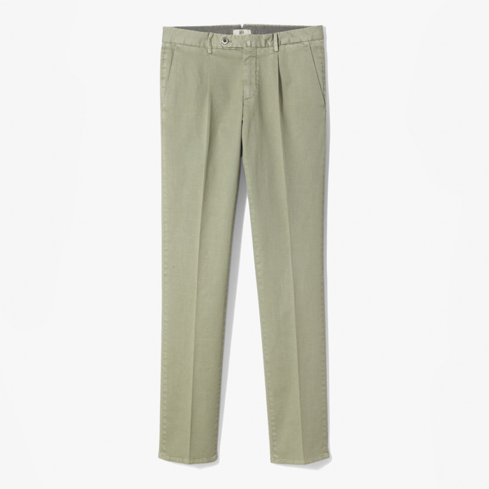 811 SLIM FIT PANT (COVERINO STRETCH T.CAPO) LIGHT GREEN