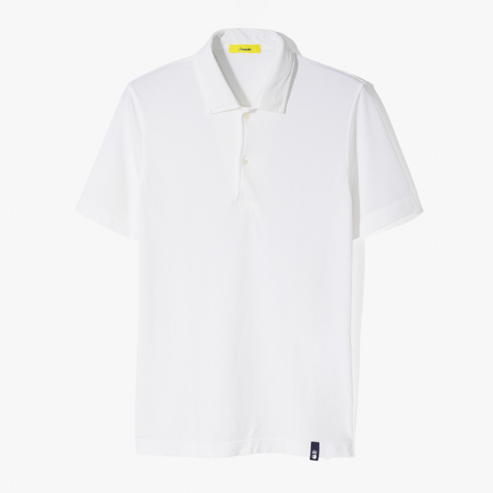 PIQUE POLO SHORT ECRU