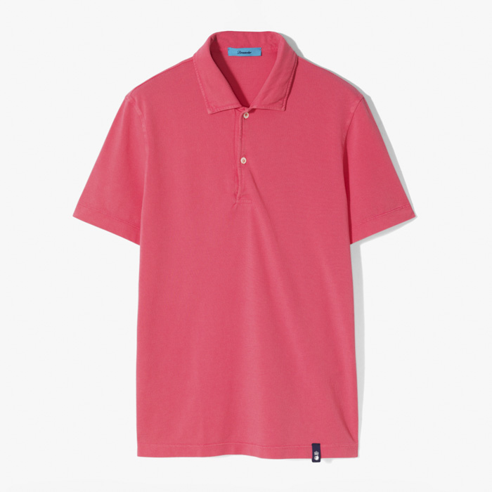 PIQUE POLO SHORT PINK