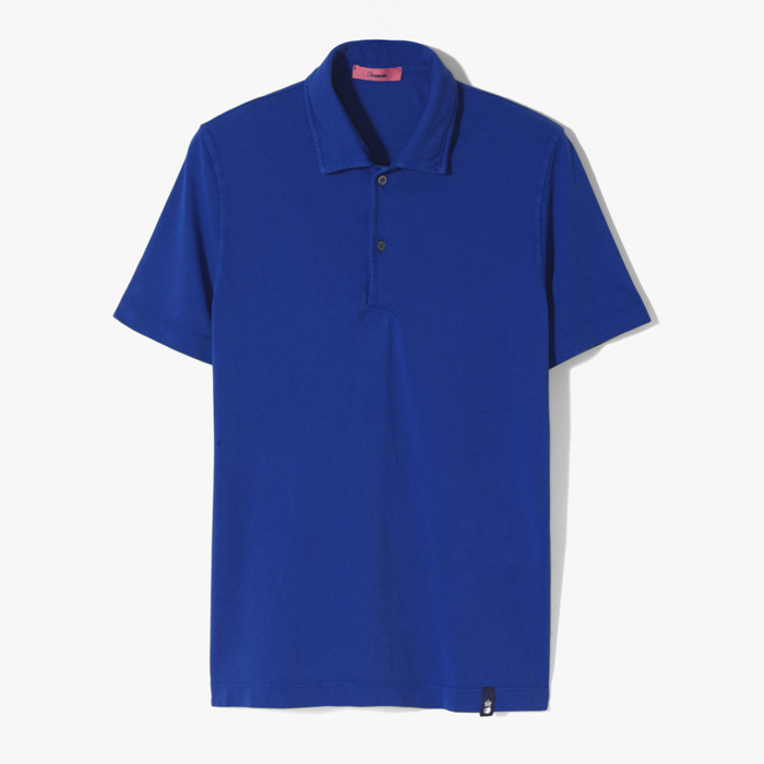 PIQUE POLO SHORT ROYAL BLUE