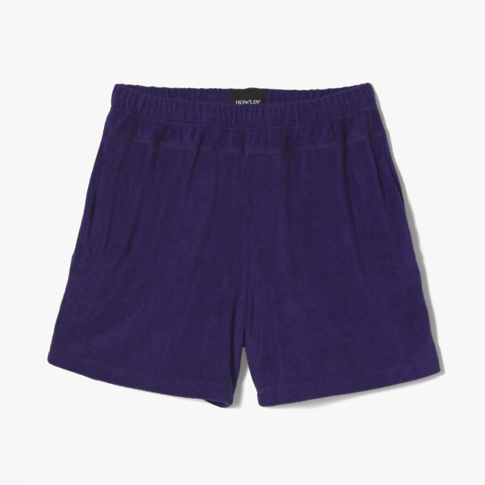 TOWEL SHORTS PURPLE