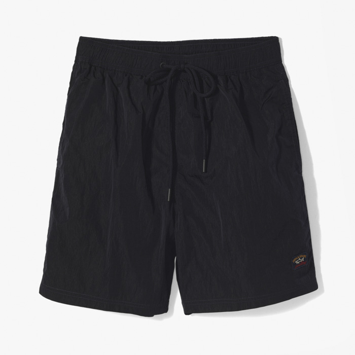 GARMENT DYED ECONYL SWIM SHORT NAVY