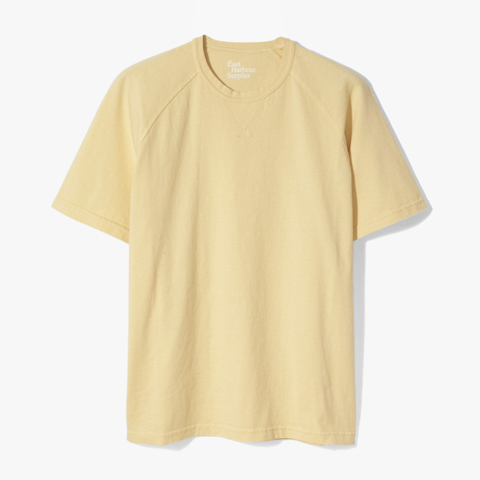 PORTLAND 99 RAGLAN T-SHIRT (GARMENT DYEING JERSEY) YELLOW