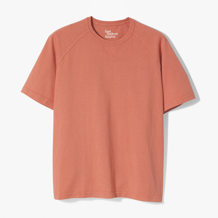 PORTLAND 99 RAGLAN T-SHIRT (GARMENT DYEING JERSEY) SALMON PINK