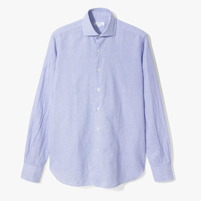 CLASSIC WASHED SLIM SHIRT SKY BLUE