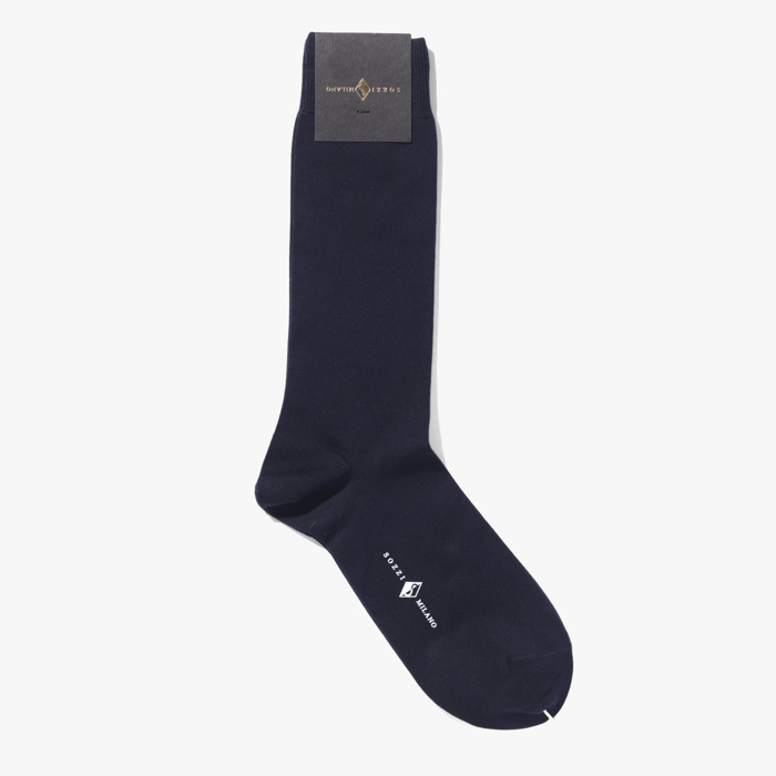 MEN SHORT SOCKS (SEA ISLAND COTTON) DARK NAVY