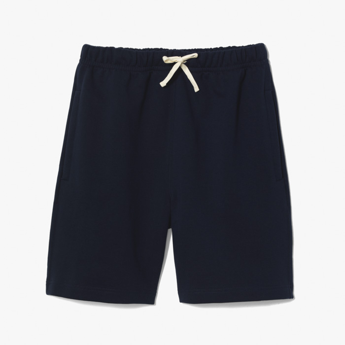 LOOPWHEELED SWEAT SHORTS (PRIMA QUALITY 3-THREAD) MIDNIGHT BLUE