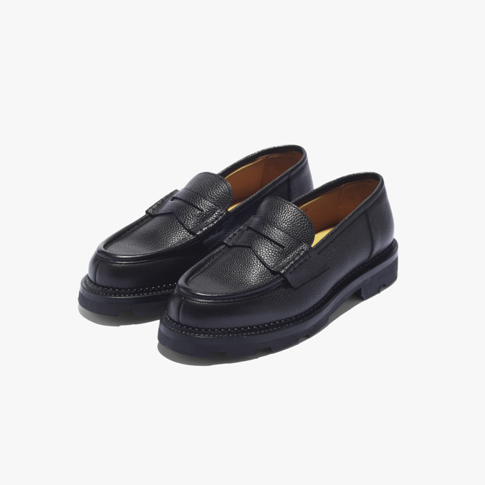 FRENTALY LOAFER (TUSCAN SCOTCH GRAIN CALF LEATHER) BLACK