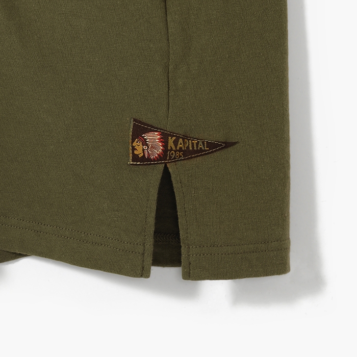 20/-JERSEY PENNANT T (4FLAGS) KHAKI