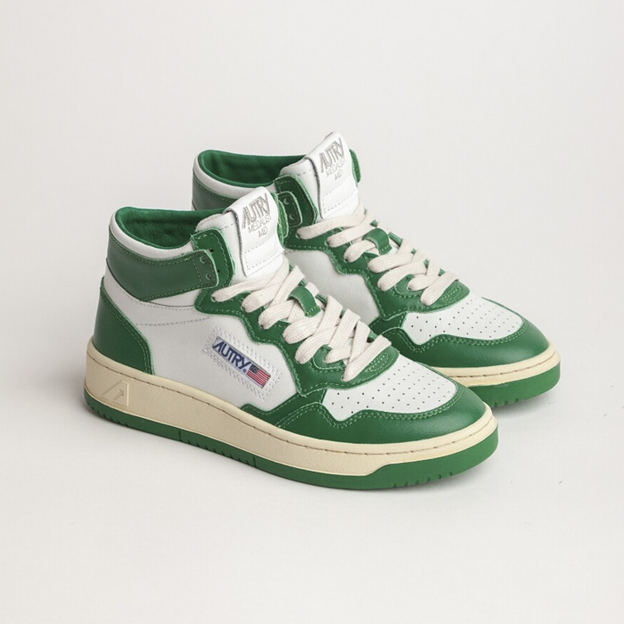 MEDALIST MID SNEAKERS WB (LEATHER/LEATHER) GREEN WB03 MID