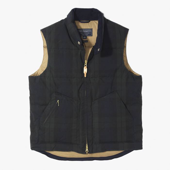 GOOSE DOWN VEST (WATER REPELLENT) DARK NAVY